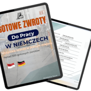 E-book Gotowe Zwroty Do Pracy w Niemczech z Wymową